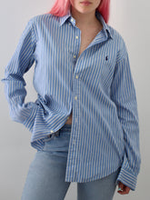 Load image into Gallery viewer, Ralph Lauren Pinstripe Shirt