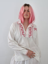 Load image into Gallery viewer, Vintage Cotton Embroidered Blouse