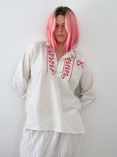 Load image into Gallery viewer, Vintage Cotton Embroidered Blouse