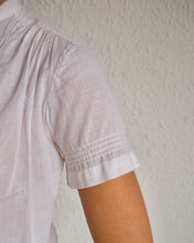 Load image into Gallery viewer, White Cotton Embroidered Blouse