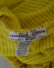 Load image into Gallery viewer, Laurence Corsin Yellow Metallic Skirt
