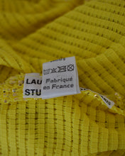 Load image into Gallery viewer, Laurence Corsin Yellow Metallic Skirt