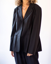 Load image into Gallery viewer, Moschino Jeans Black Blazer