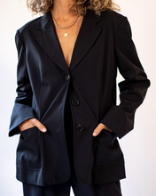 Load image into Gallery viewer, Moschino Jeans Black Blazer