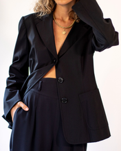 Load image into Gallery viewer, Moschino Jeans Black Blazer