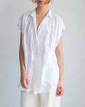 Load image into Gallery viewer, White Cotton Embroidered Tunic Top
