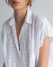 Load image into Gallery viewer, White Cotton Embroidered Tunic Top
